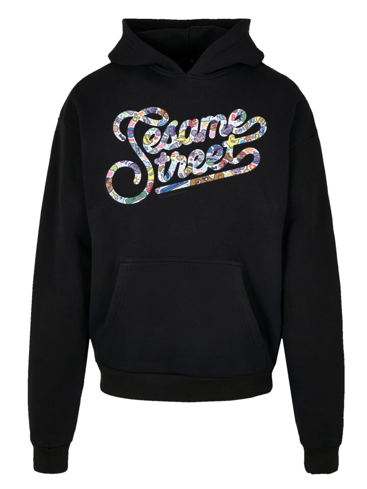 

Пуловер F4NT4STIC Ultra Heavy Hoodie Sesamstraße Coloured lettering, черный