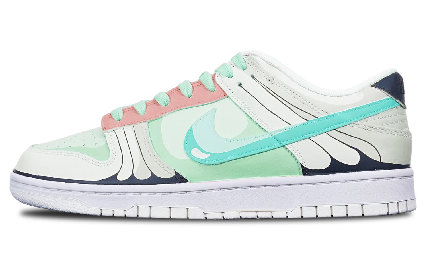 

Кроссовки Nike Dunk Skateboard Shoes Women's Low-Top White