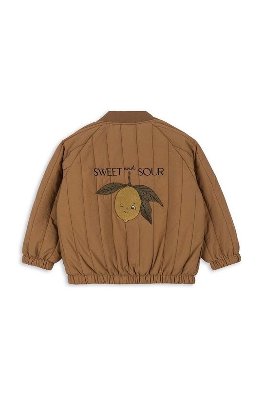 

JUNO BOMBER JACKET детский бомбер Konges Sløjd, коричневый