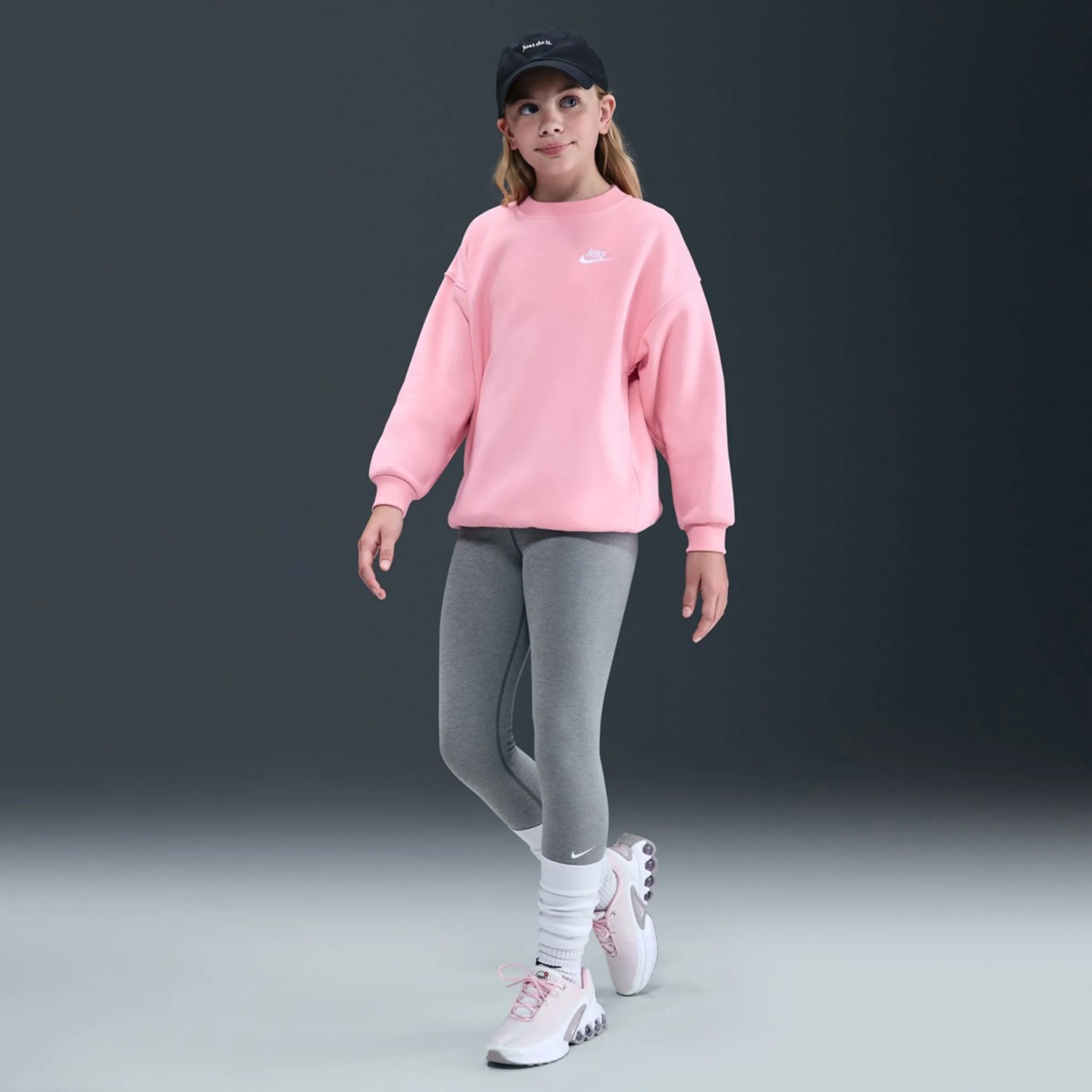 

Детская толстовка Sportswear Club Fleece Nike, розовый