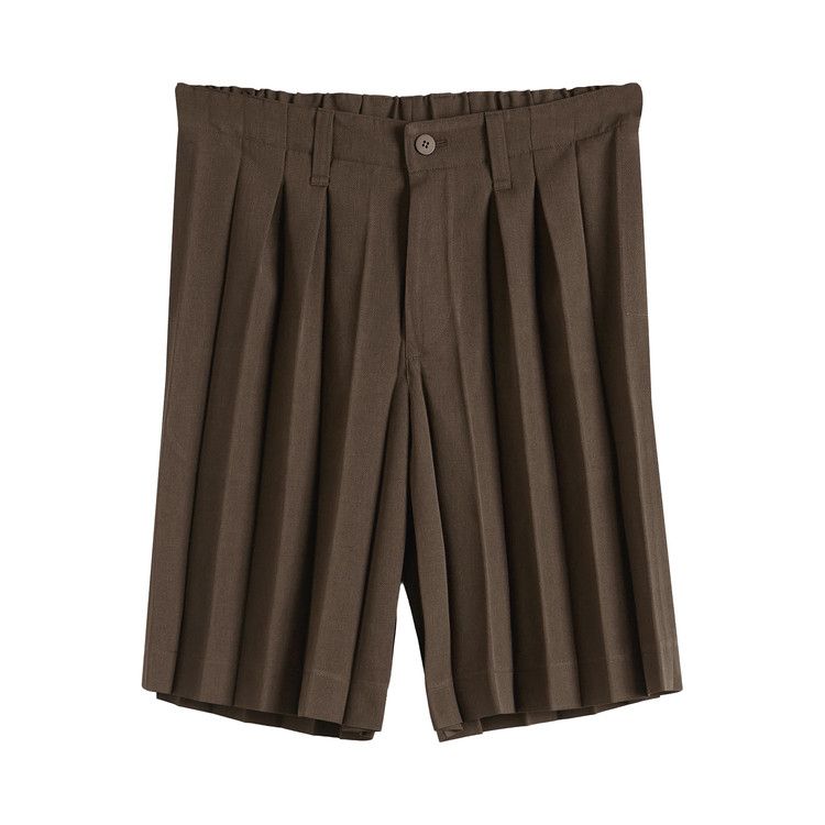 

Шорты Homme Plissé Issey Miyake Edge Ensemble Shorts, Dark Brown
