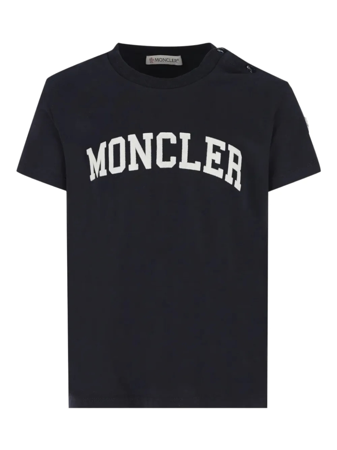 

Moncler Enfant футболка с логотипом, черный