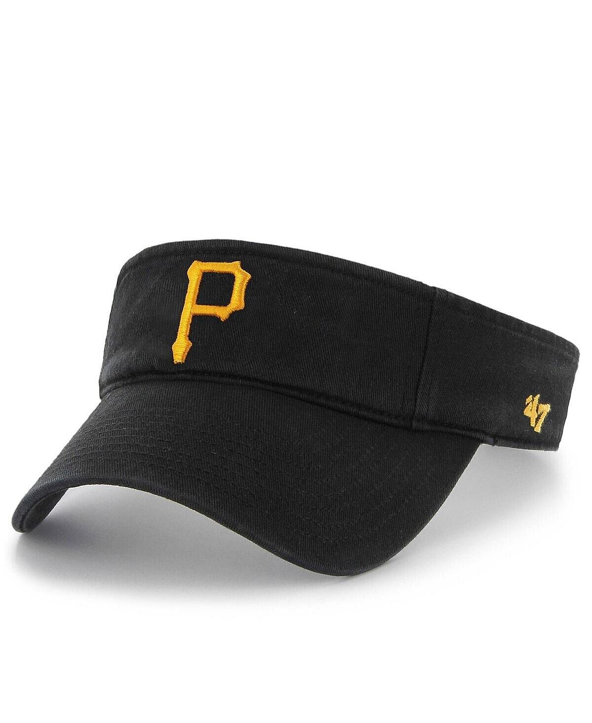 

Мужские черные регулируемый козырек Pittsburgh Pirates Clean Up '47 Brand