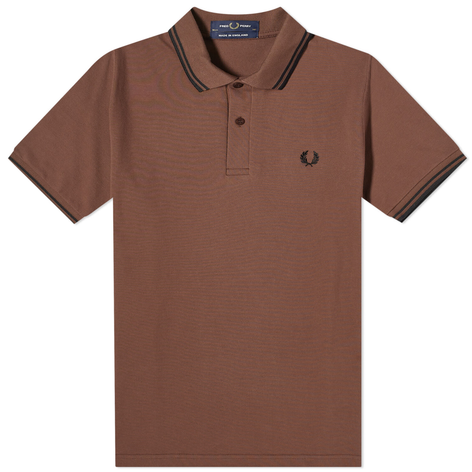 

Поло Fred Perry Original Twin Tipped Polo, цвет Brick & Black