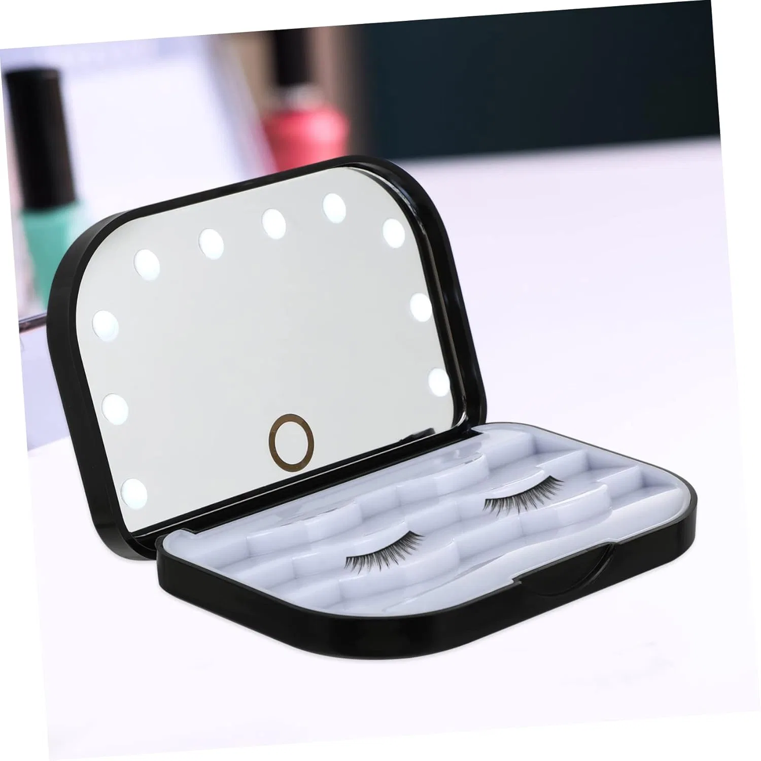 Косметичка с LED-подсветкой Healeved для хранения ресниц — фото 4