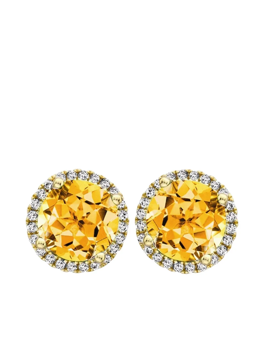 

Серьги Grace из желтого золота с бриллиантами и цитрином Kiki McDonough