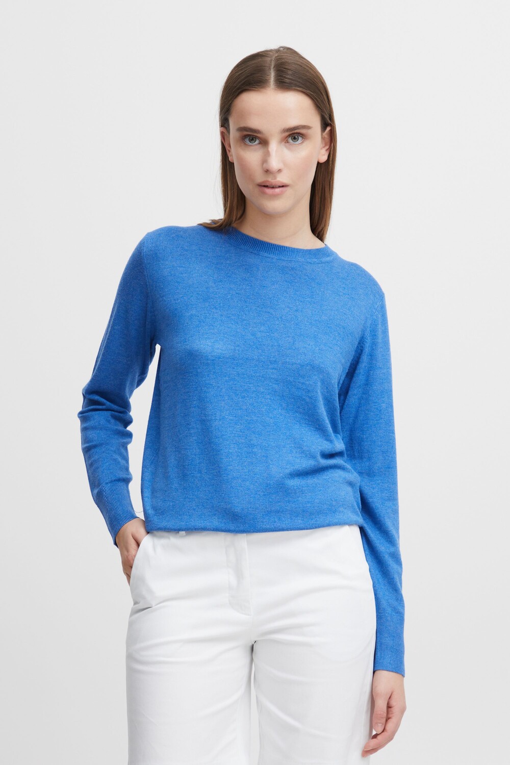 

Свитер b.young Strick BYMMPIMBA1JUMPER 20812780, синий