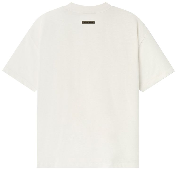 Футболка Fear of God Essentials Embroidered Essential, кремовый — фото 2