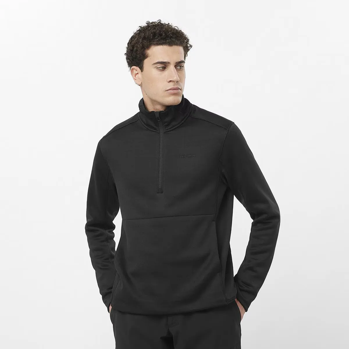 

Мужской флис Salomon Essential Midwarm, чёрный