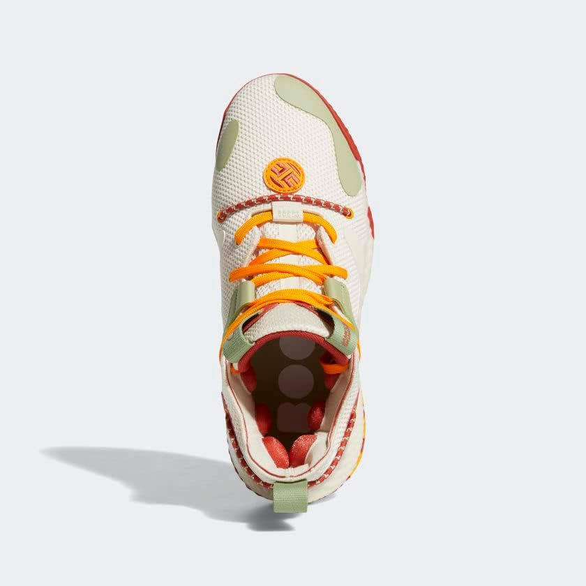 Мужские кроссовки Adidas Harden Vol 6, белый/красный — фото 2