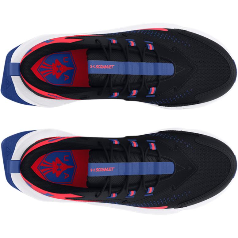 Under Armour Низкие детские кроссовки для бега, черные, подростковые — фото 4