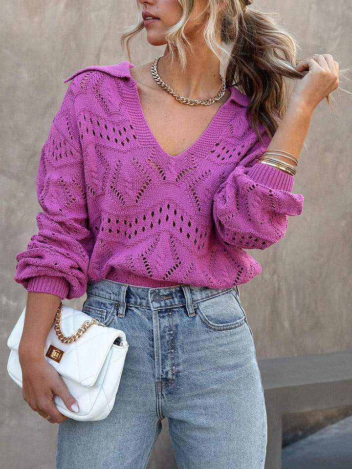 

Milan Kiss Фиолетовый свитер