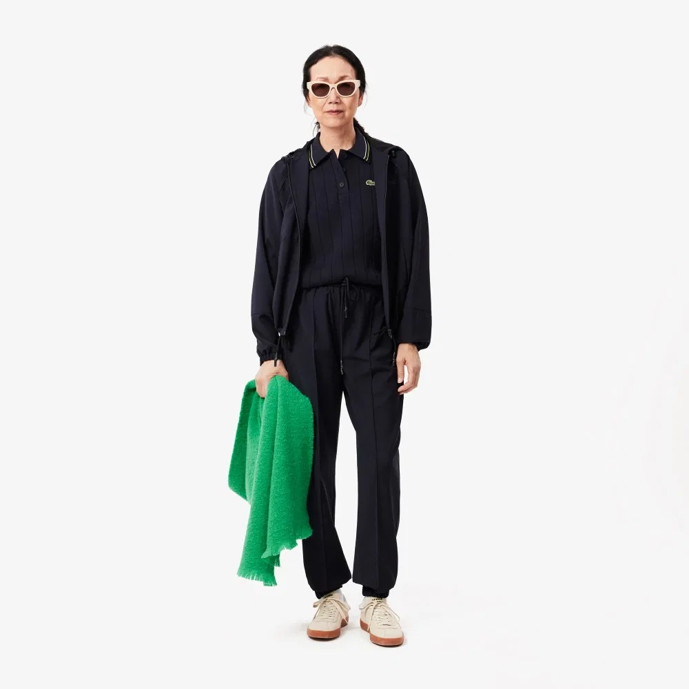 Худи Lacoste на молнии, тёмно-синяя — фото 4