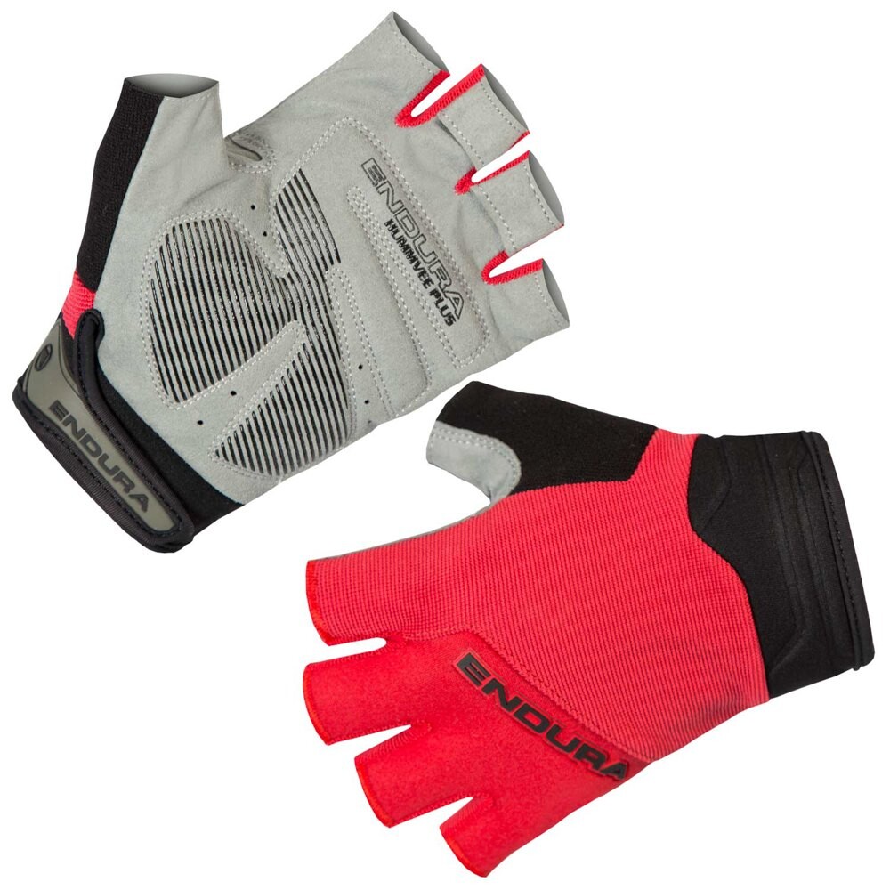 

Короткие перчатки Endura Hummvee Plus II Short Gloves, красный