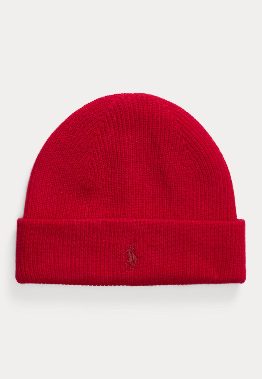 

Шапка Polo Ralph Lauren WASHABLE CASHMERE BEANIE UNISEX, Park Ave Red/Red