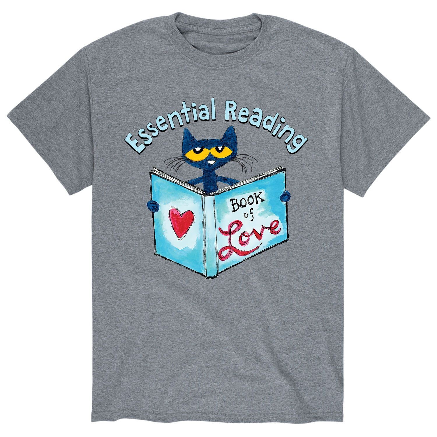 

Мужская футболка Pete the Cat Book of Love Licensed Character