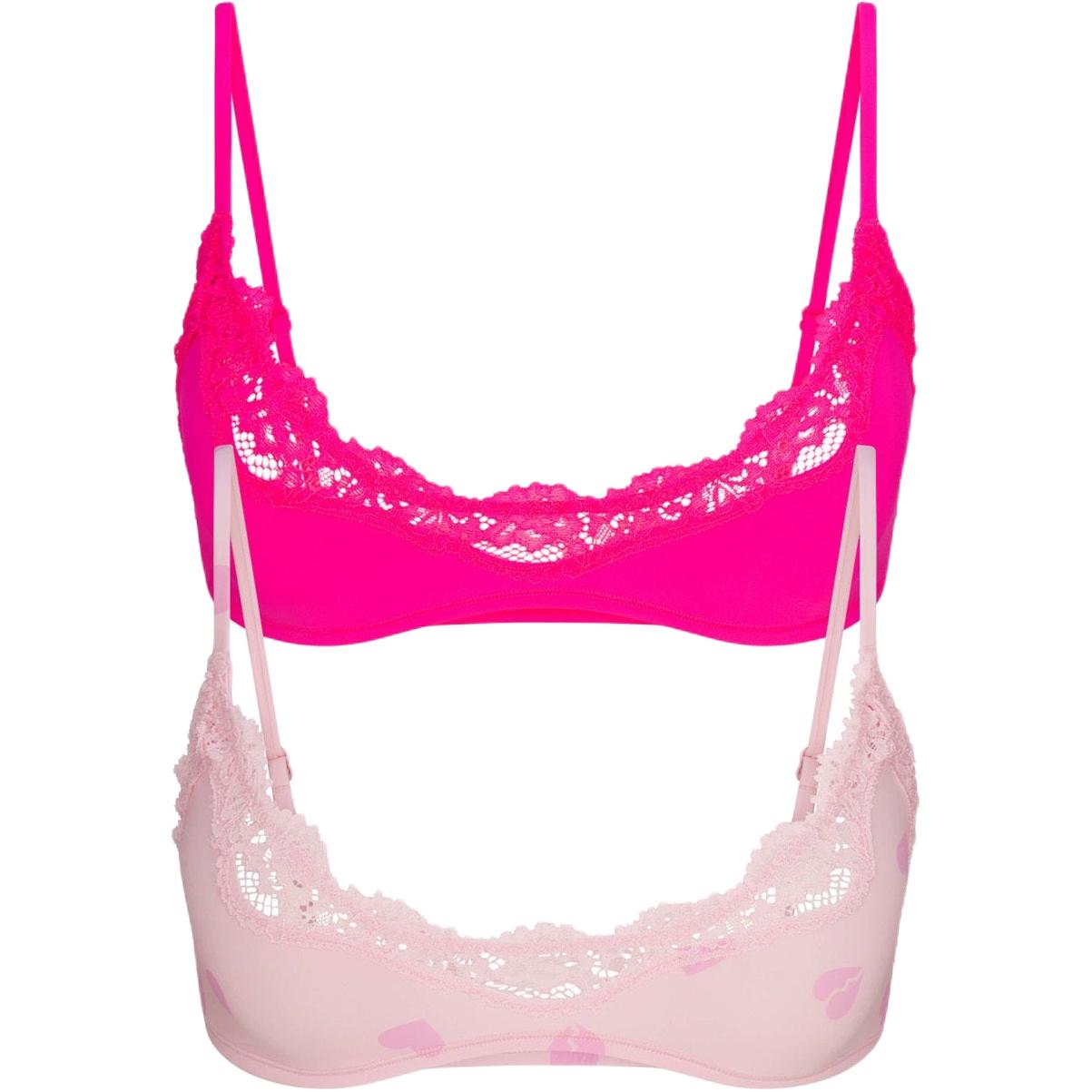 

Женский бюстгальтер Skims, 2 Pack Flamingo And Heart Breaker/Flamingo And Heartbreaker