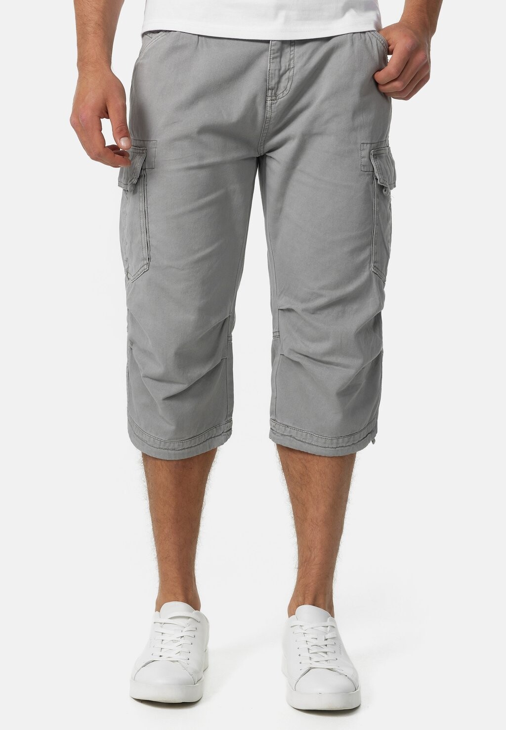 

Шорты MIT GÜRTEL NICOLAS INDICODE JEANS, цвет light grey