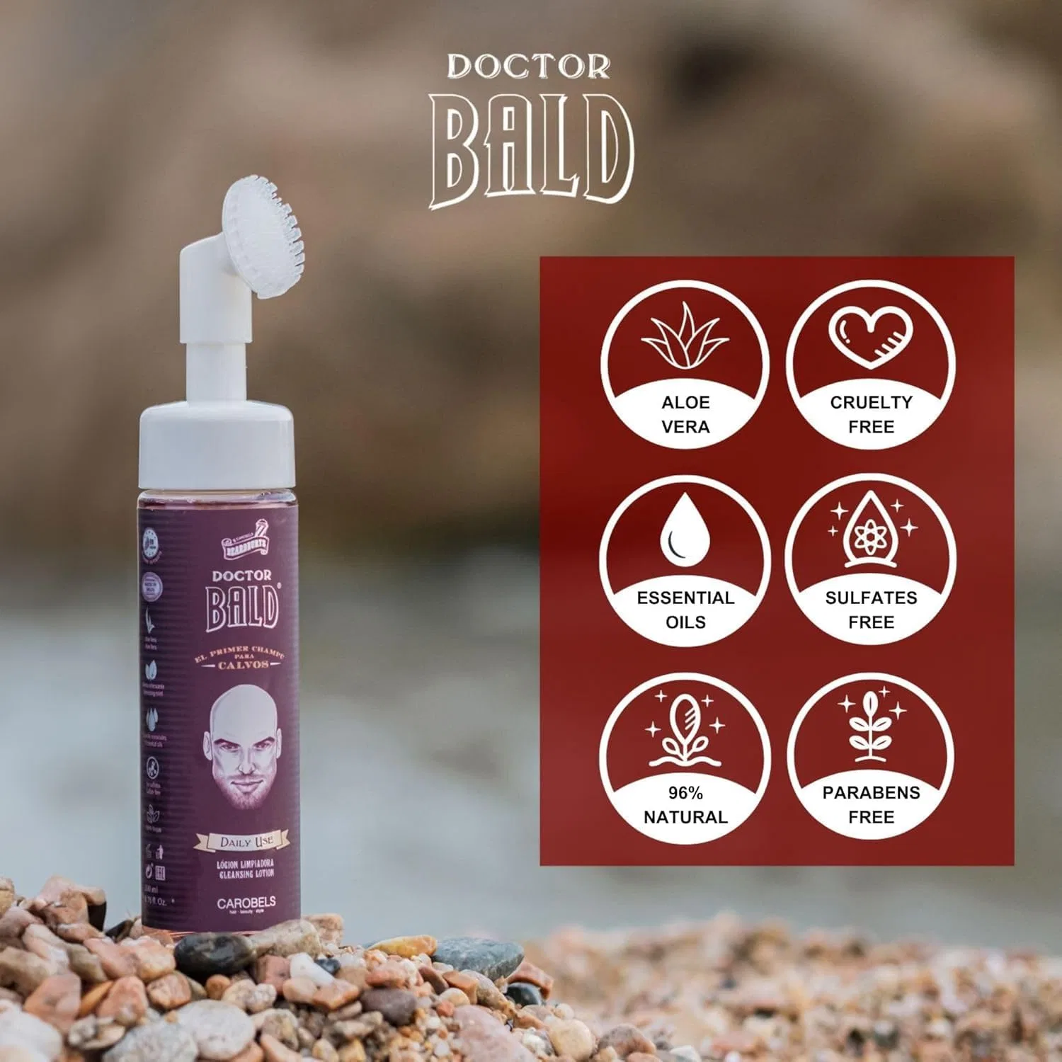 Очищающий лосьон для кожи головы «Doctor Bald» от Beardburys By Carobels Beardburys — фото 3