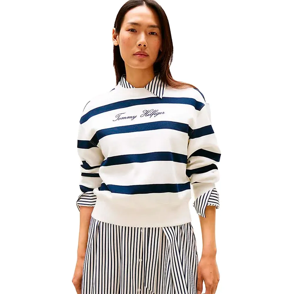 

Толстовка Tommy Hilfiger Script Regular Fit, белый
