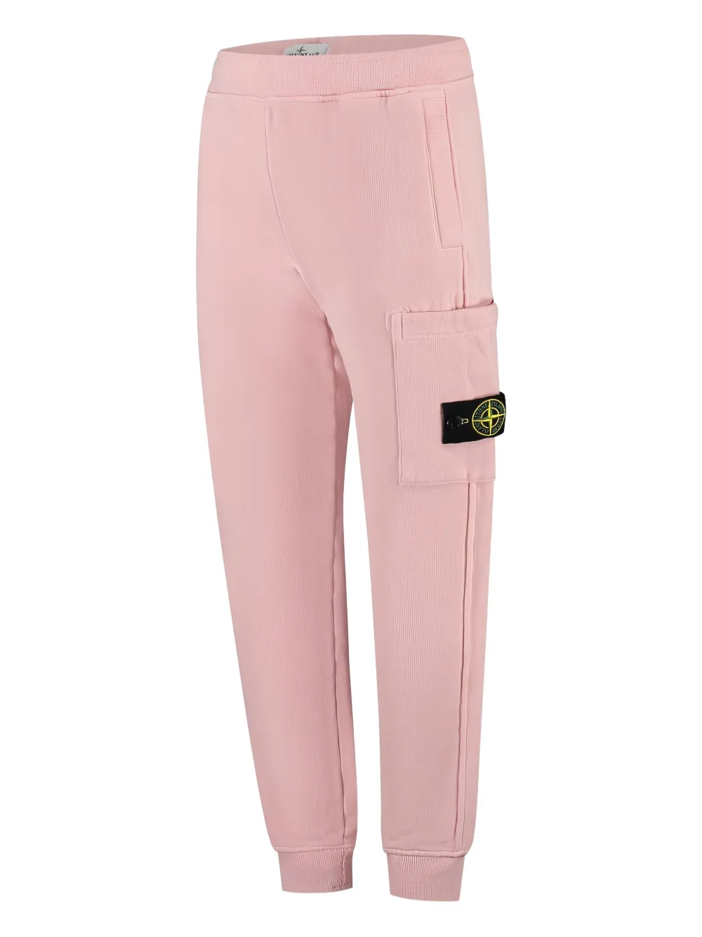 Спортивные штаны с нашивкой-компасом Stone Island Junior, розовый — фото 2