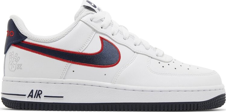 Кроссовки Wmns Air Force 1 '07 'Houston Comets Four Peat', белый