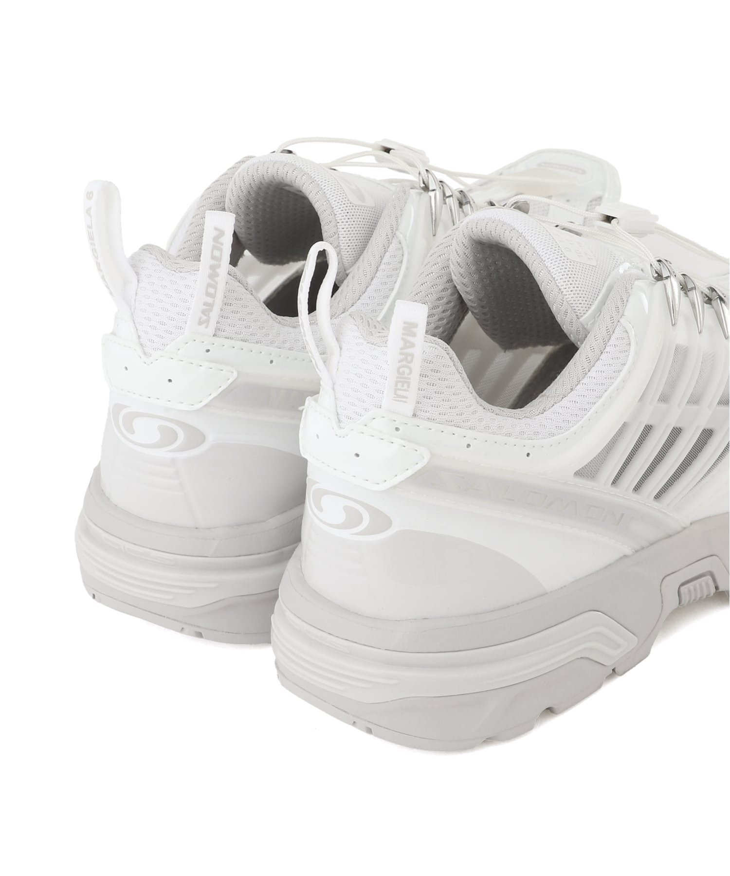 Кроссовки MM6 x Salomon Mm6 Maison Margiela, White/White/Lunar Rock — фото 4