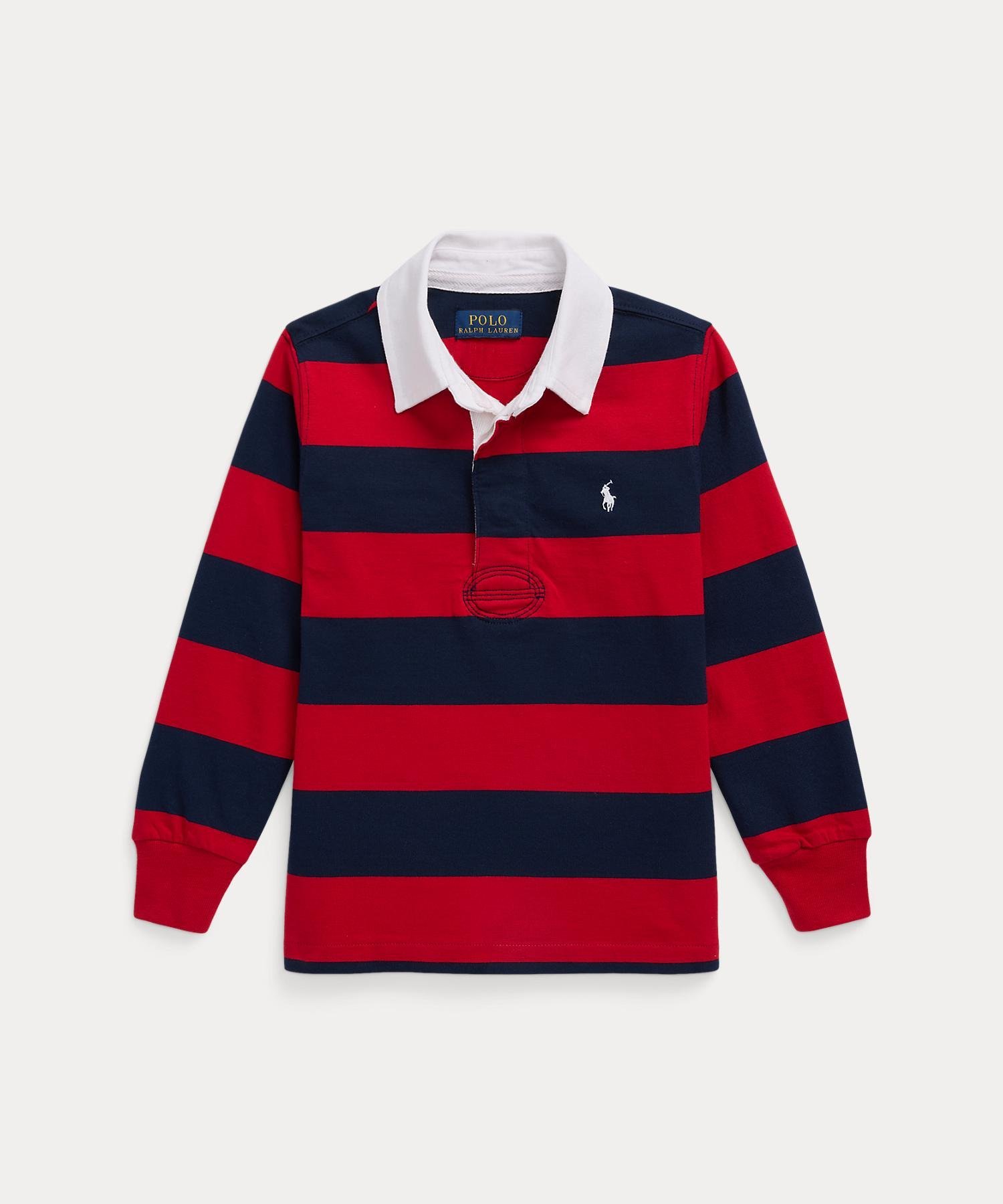 (Для мальчиков 2-7 лет) Знаменитая регбийная футболка Polo Ralph Lauren, 600 Red