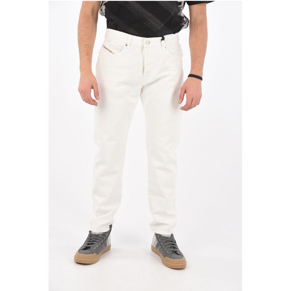 

Белые хлопковые джинсы Деним Diesel, White