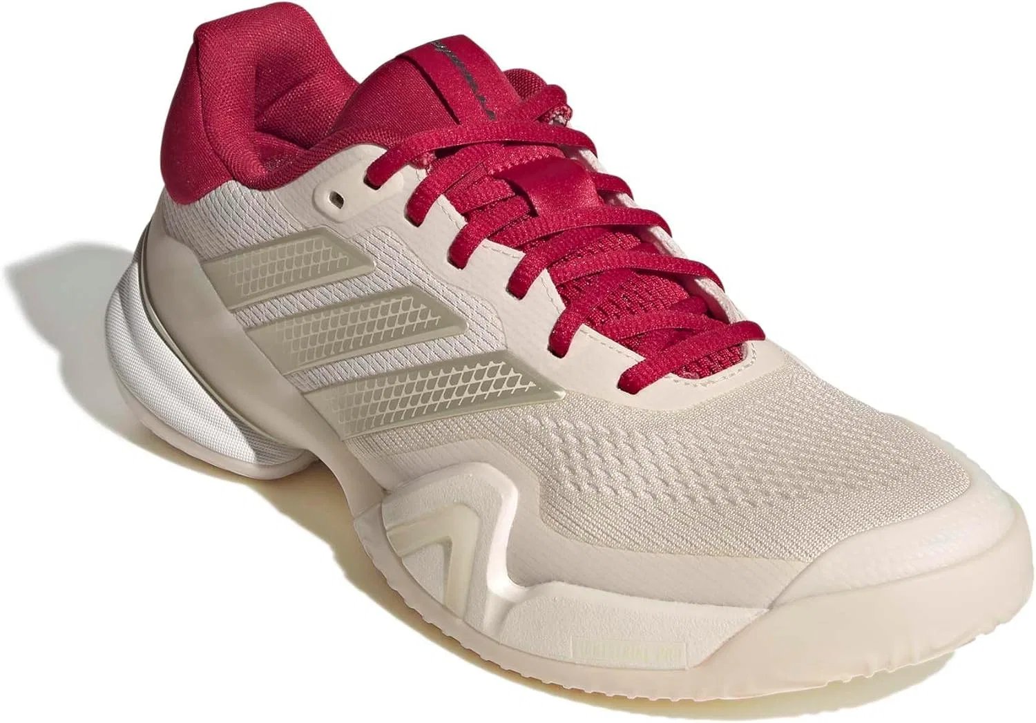 Кроссовки теннисные adidas Barricade 14, Chalk White/Ice Gold Metallic/Legend Ink — фото 4
