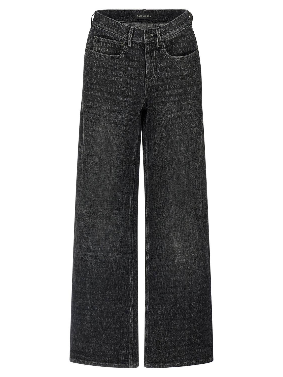 

Джинсы с широкими штанинами BALENCIAGA, черный