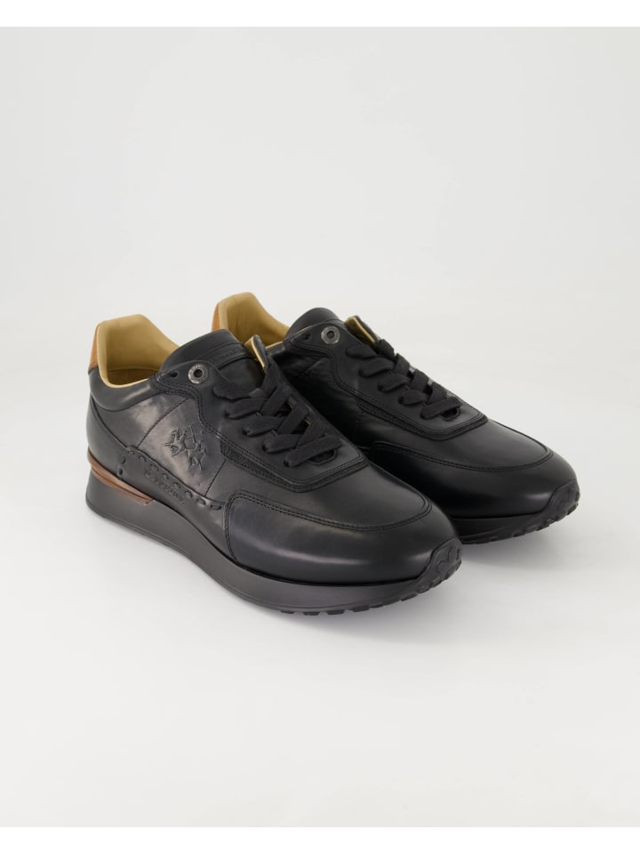 

La Martina Низкие кроссовки черного цвета