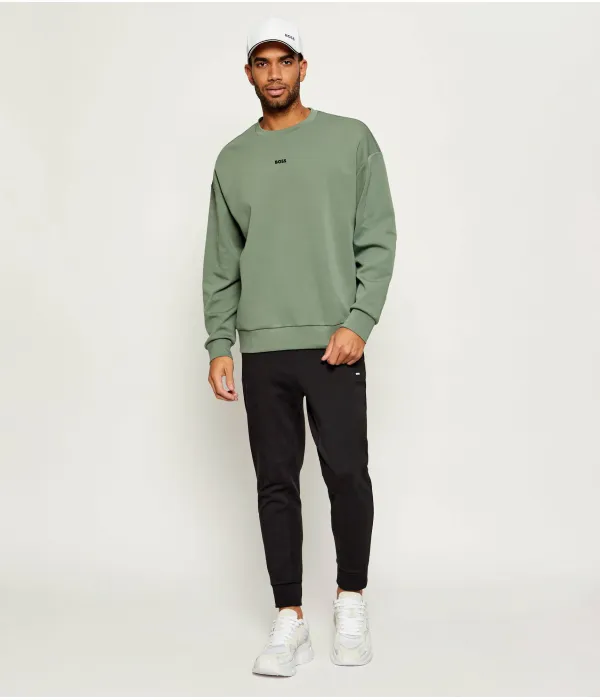 Толстовка Стенсона Oversize fit Boss Green, зеленый — фото 2