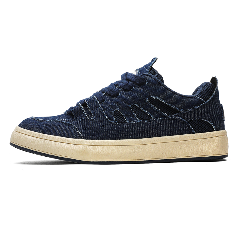 

T628 Износостойкие мужские скейтерские лоу-топы деним блю, цвет Denim Blue