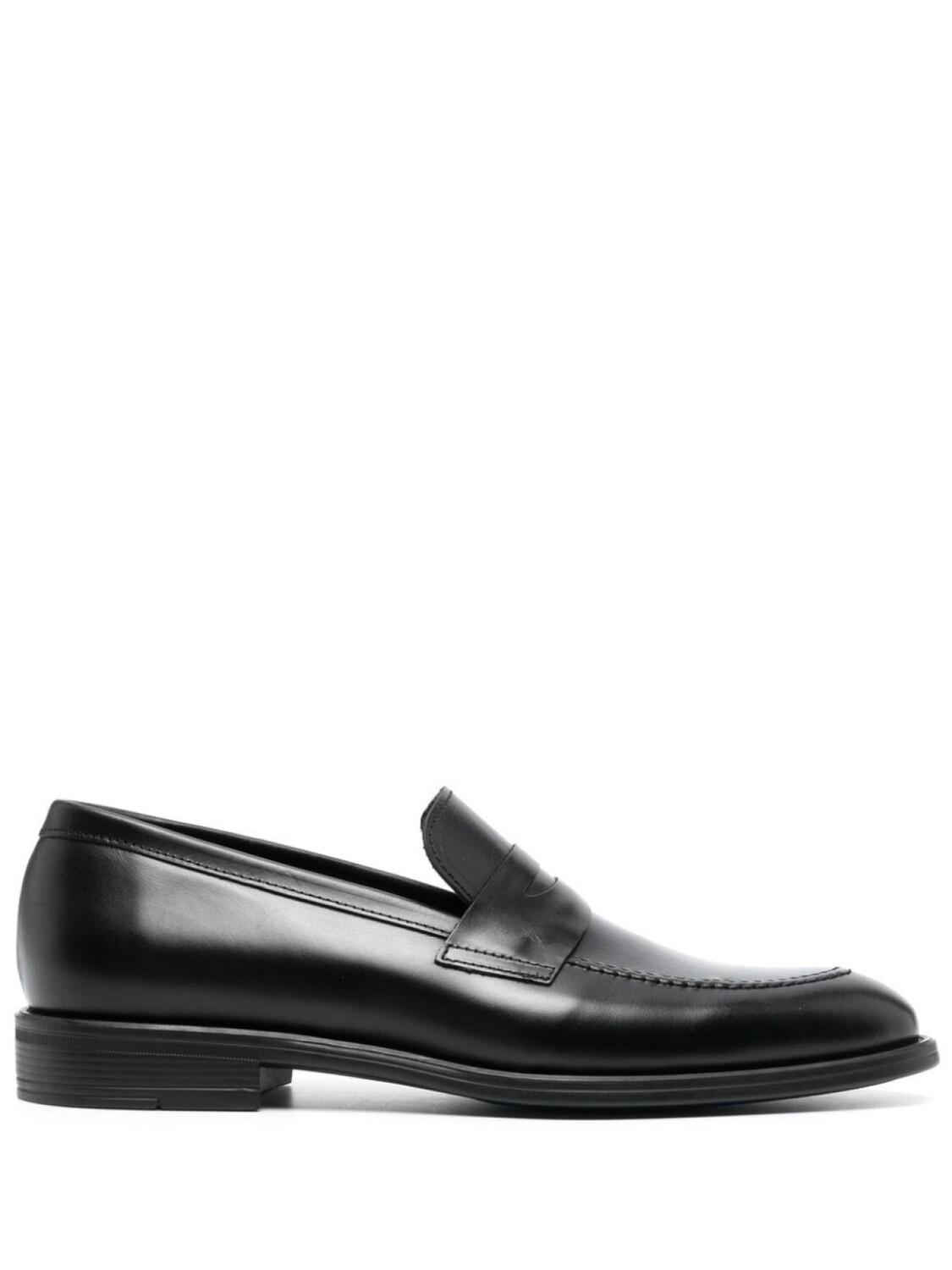 

PS Paul Smith пенни-лоферы с миндалевидным носком, черный