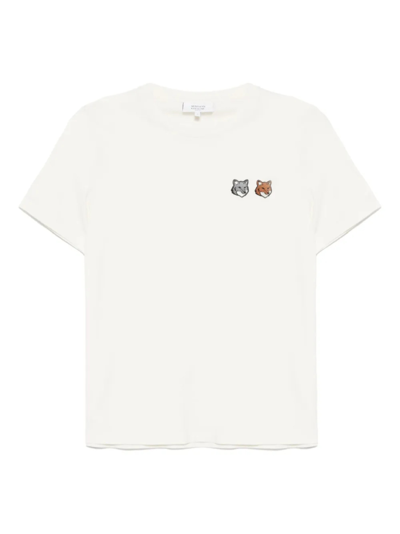

Maison Kitsuné футболка с круглым вырезом, нейтральный