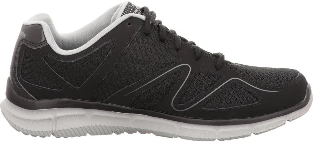 Мужские кроссовки Skechers Satisfaction 58350-bbk, Black — фото 4