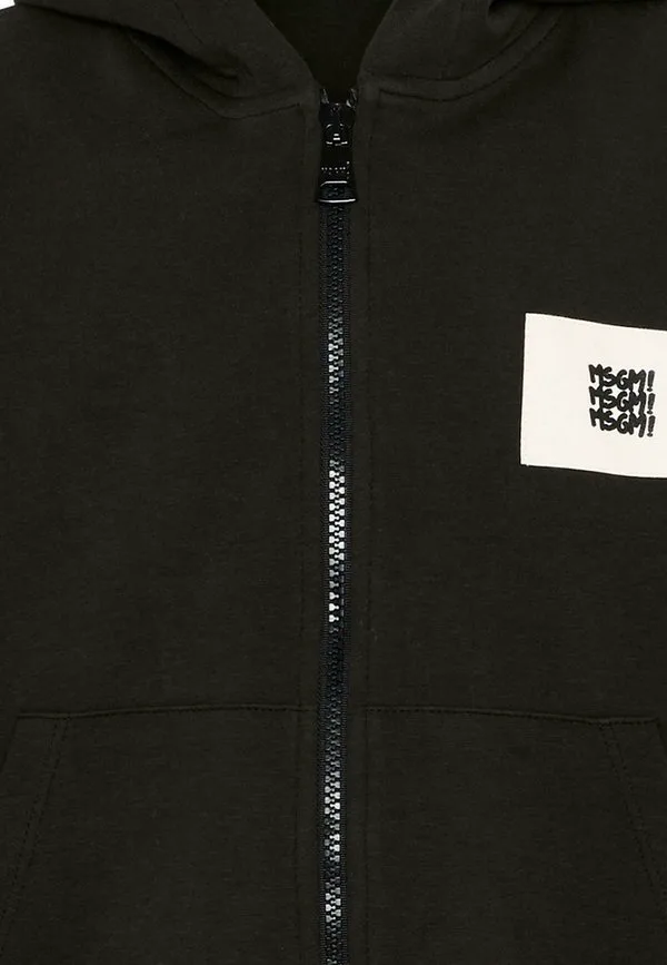Толстовка на молнии Msgm, Black — фото 3
