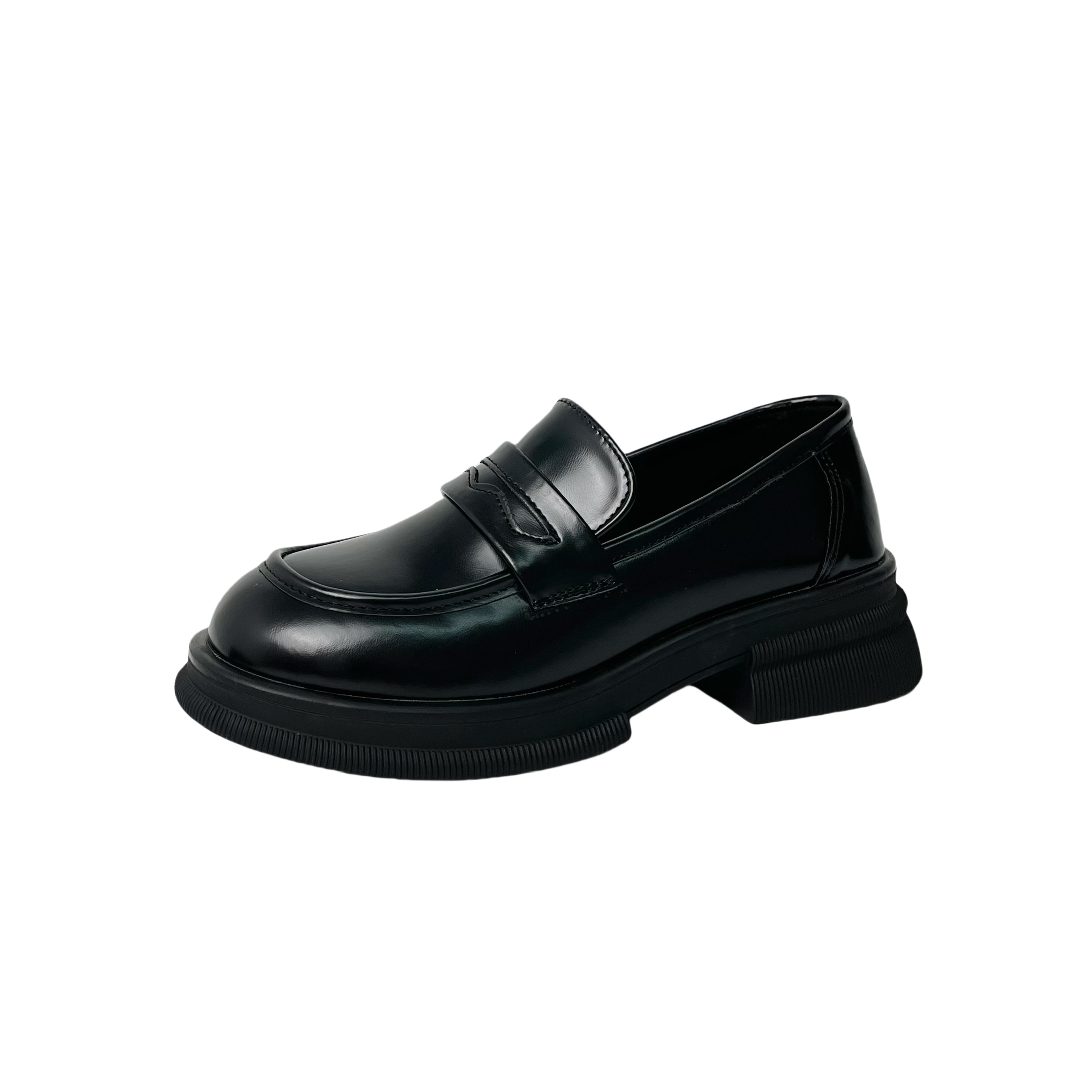 KAISER Женские лоферы из глянцевой кожи черные, цвет Glossy Leather Black — фото 3