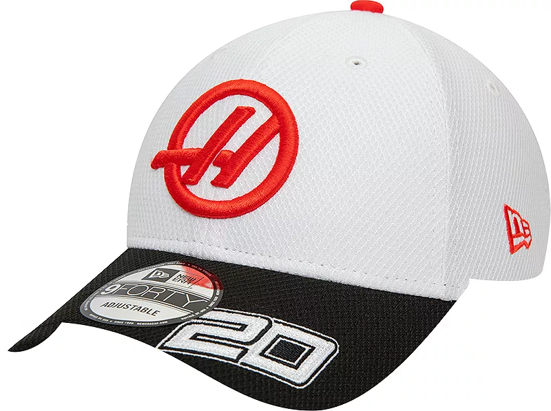 

Регулируемая кепка New Era для взрослых Haas Racing Kevin Magnussen #20 9Forty