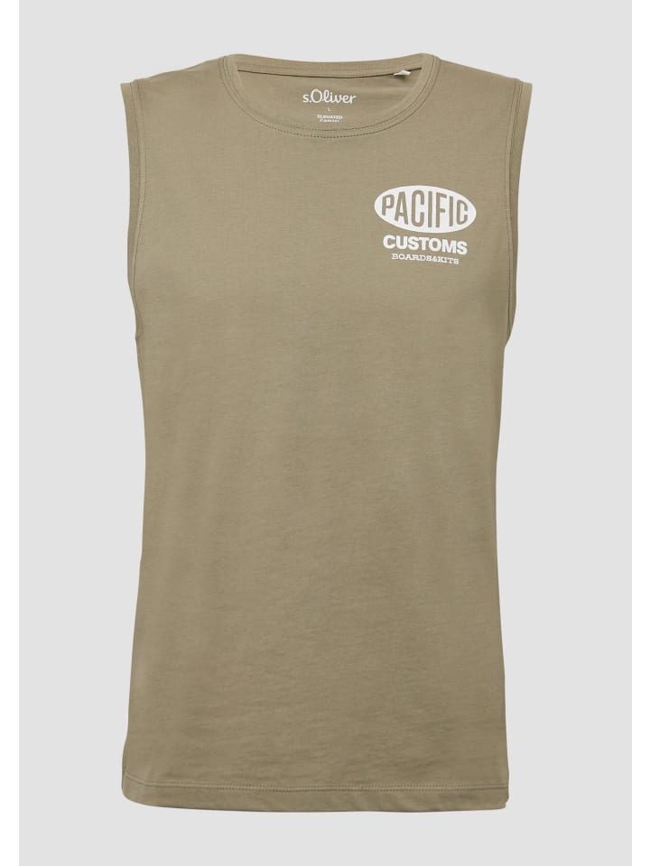 

Футболка цвета 78D2_оливково-зеленый s.Oliver