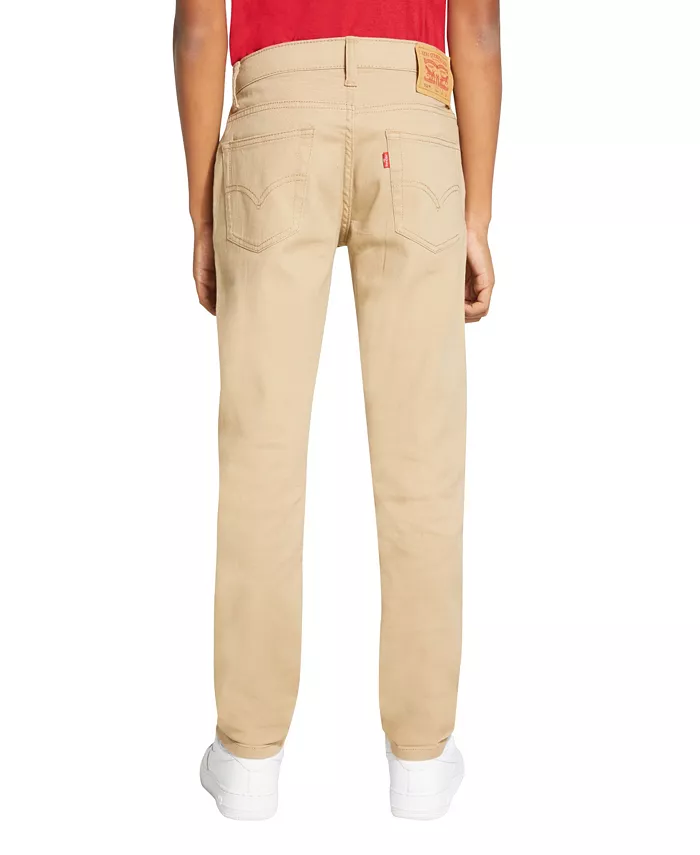 Брюки чинос Big Boys 502 Regular Taper Fit из хлопкового твила Levi's, золотой — фото 2