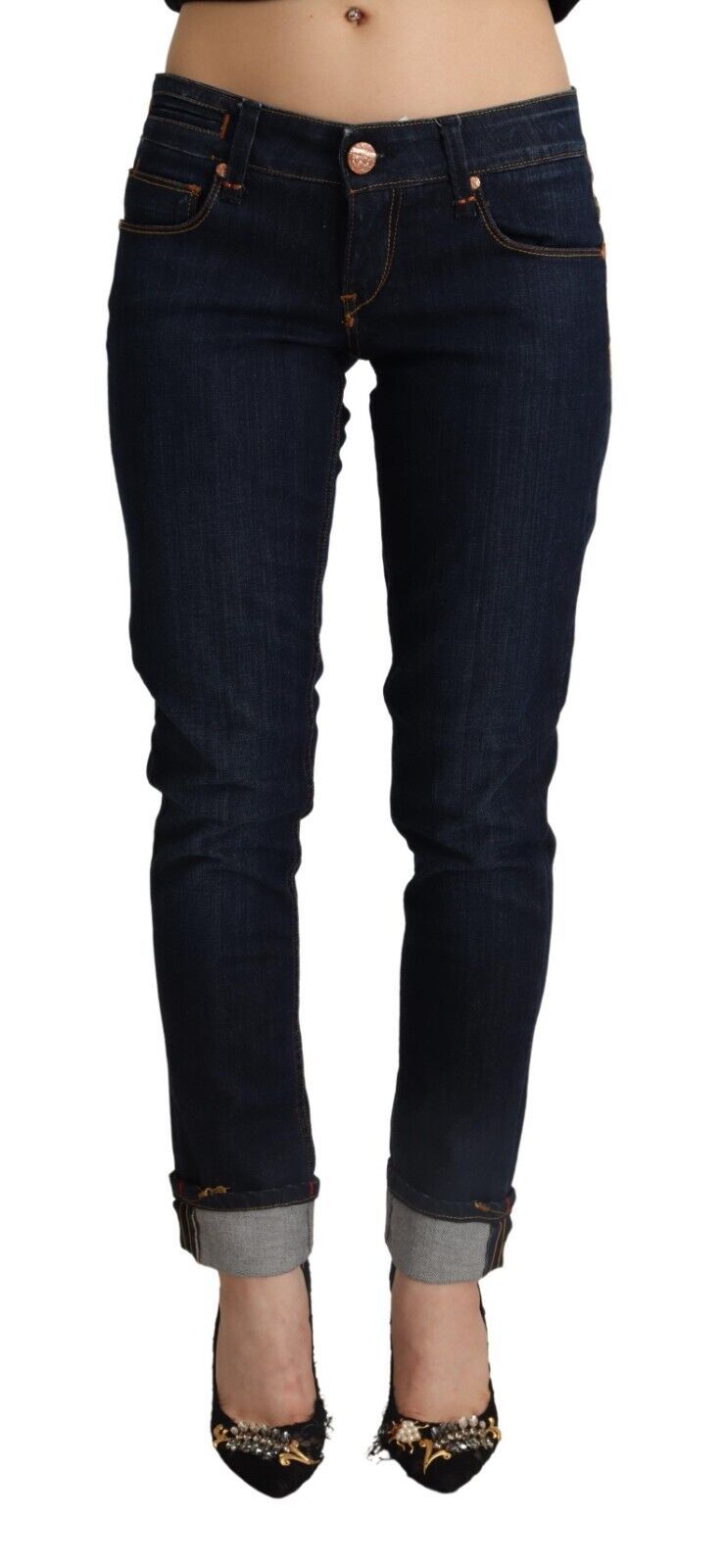 

Slim Fit Темно-синие джинсы элегантность Yacht, Blue