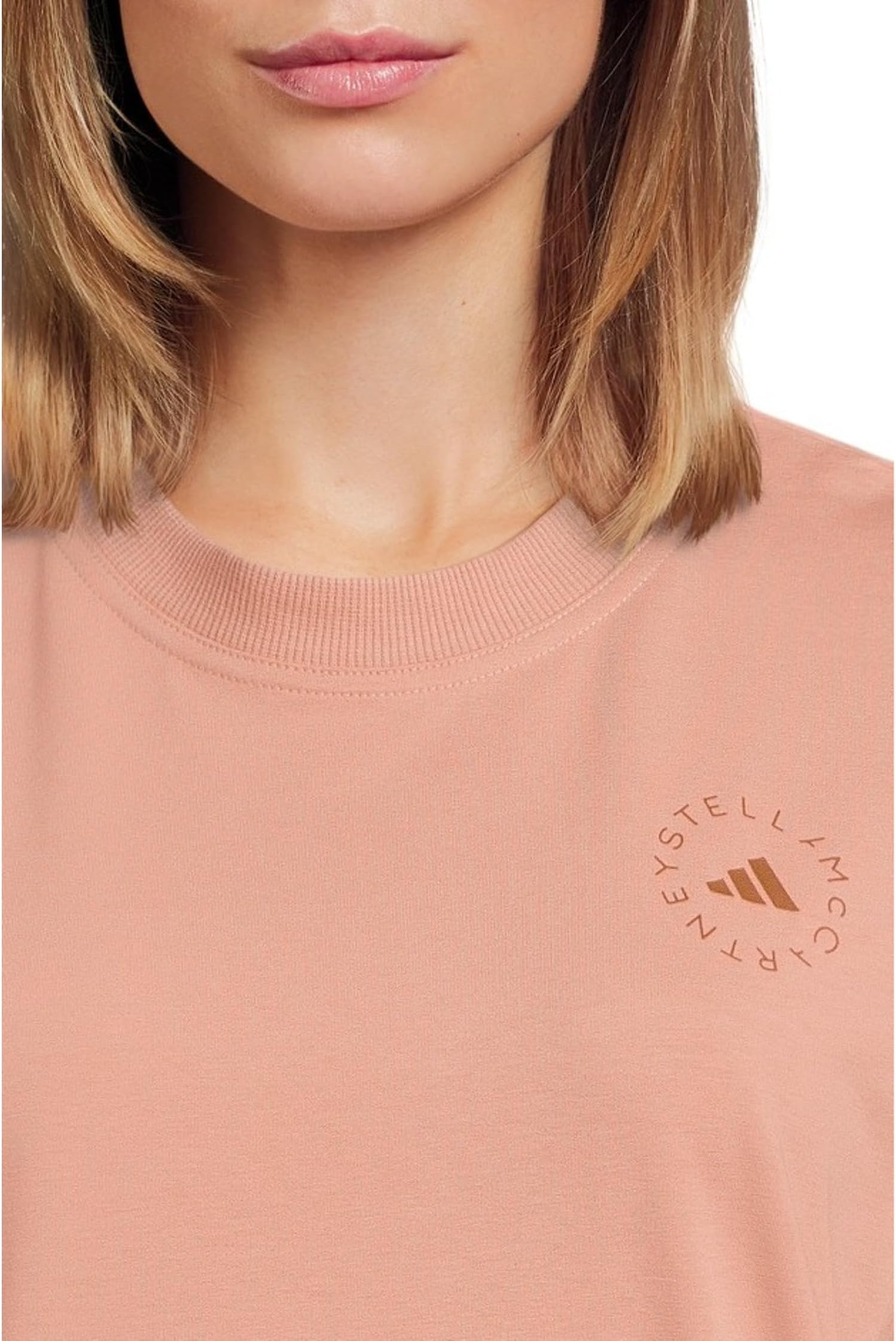 Футболка adidas by Stella McCartney Regular T-Shirt JX6776, цвет Light Rosewood — фото 4