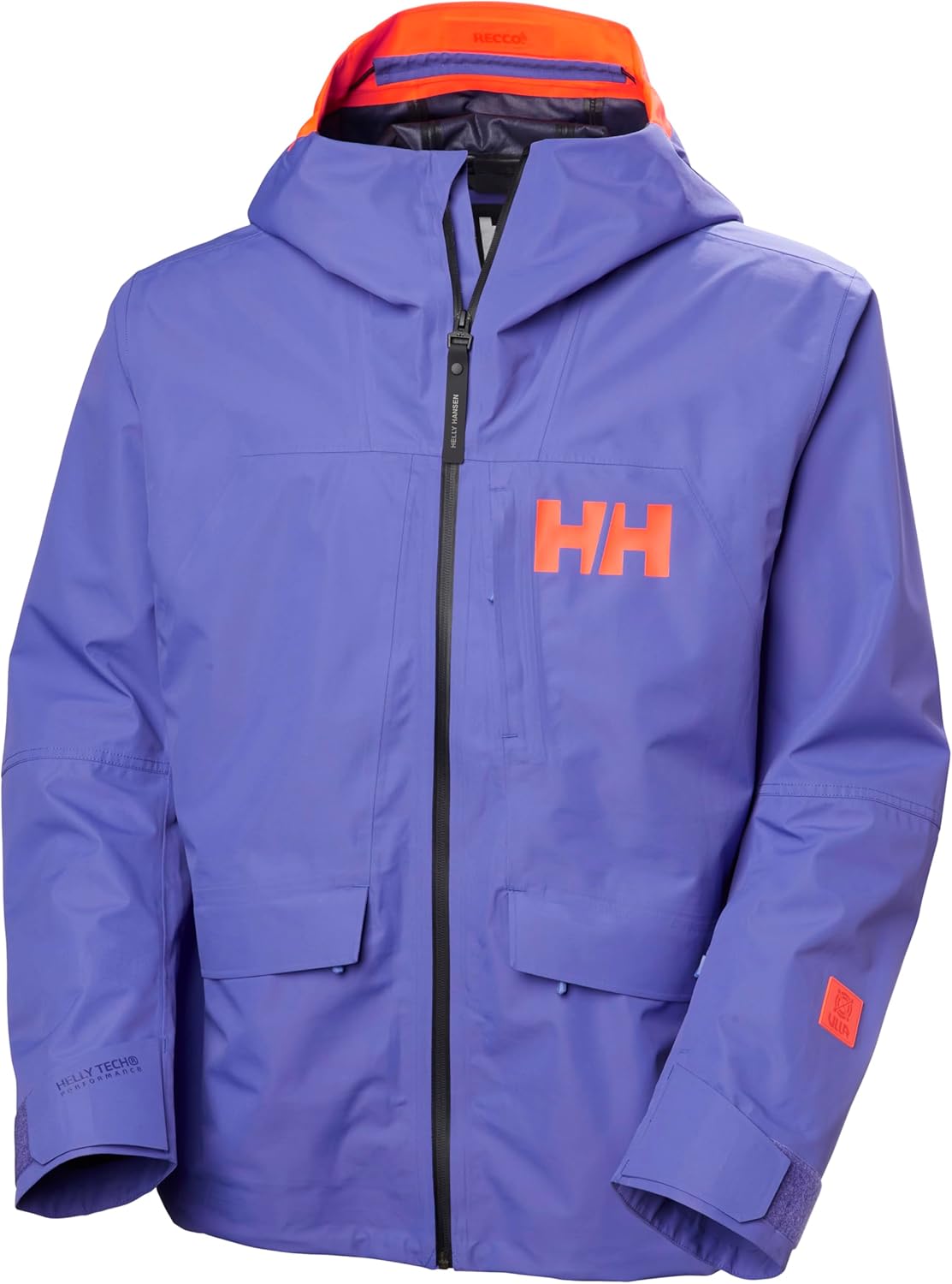 

Helly-Hansen Emiko Shell Jacket для мужчин - водонепроницаемая куртка, дышащая спортивная оболочка, уличный ветрозащитный слой Helly Hansen, 690 Ultra Violet