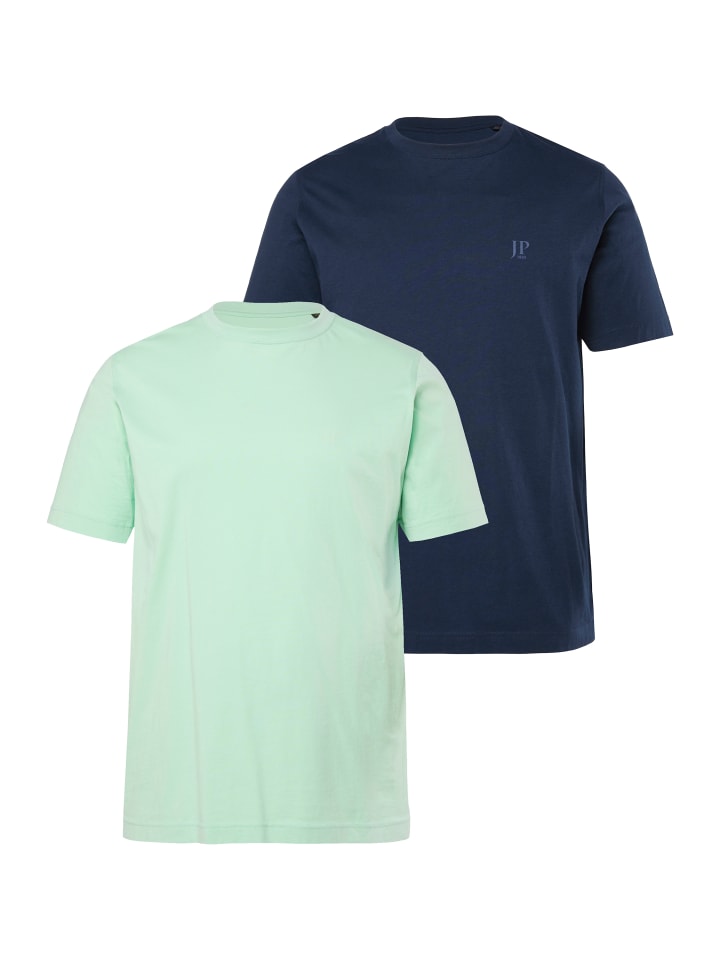 

JP1880 Футболка с короткими рукавами, светло-мятного цвета, Зеленый, JP1880 Футболка с короткими рукавами, светло-мятного цвета