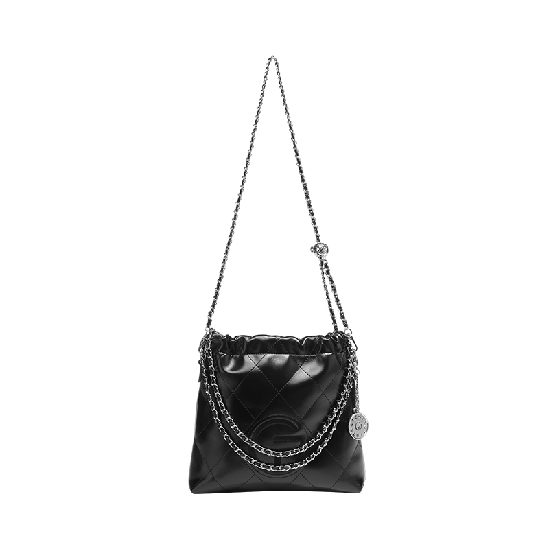 

Кожаная сумка среднего размера для женщин черный/экрю Tanita West, экрю белый