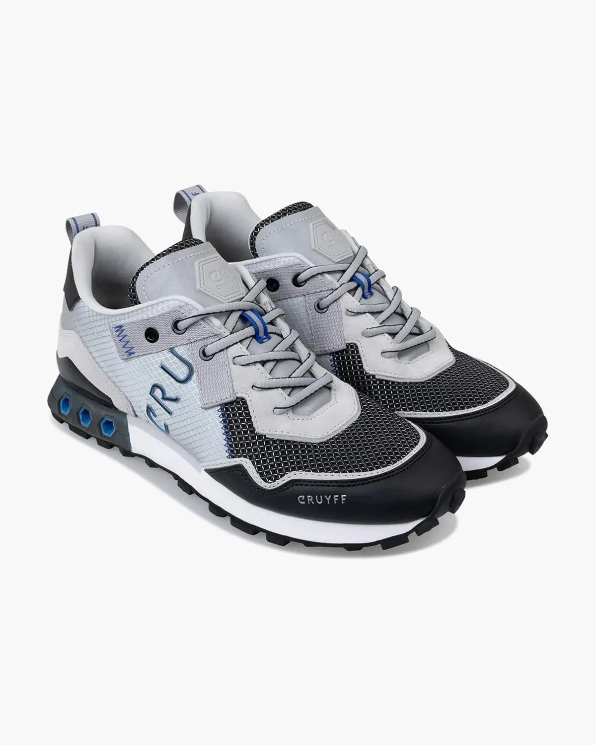 Мужские кроссовки Cruyff Superbia Hex-Tech // Montserrat CC241193-901 Серый/Синий — фото 2