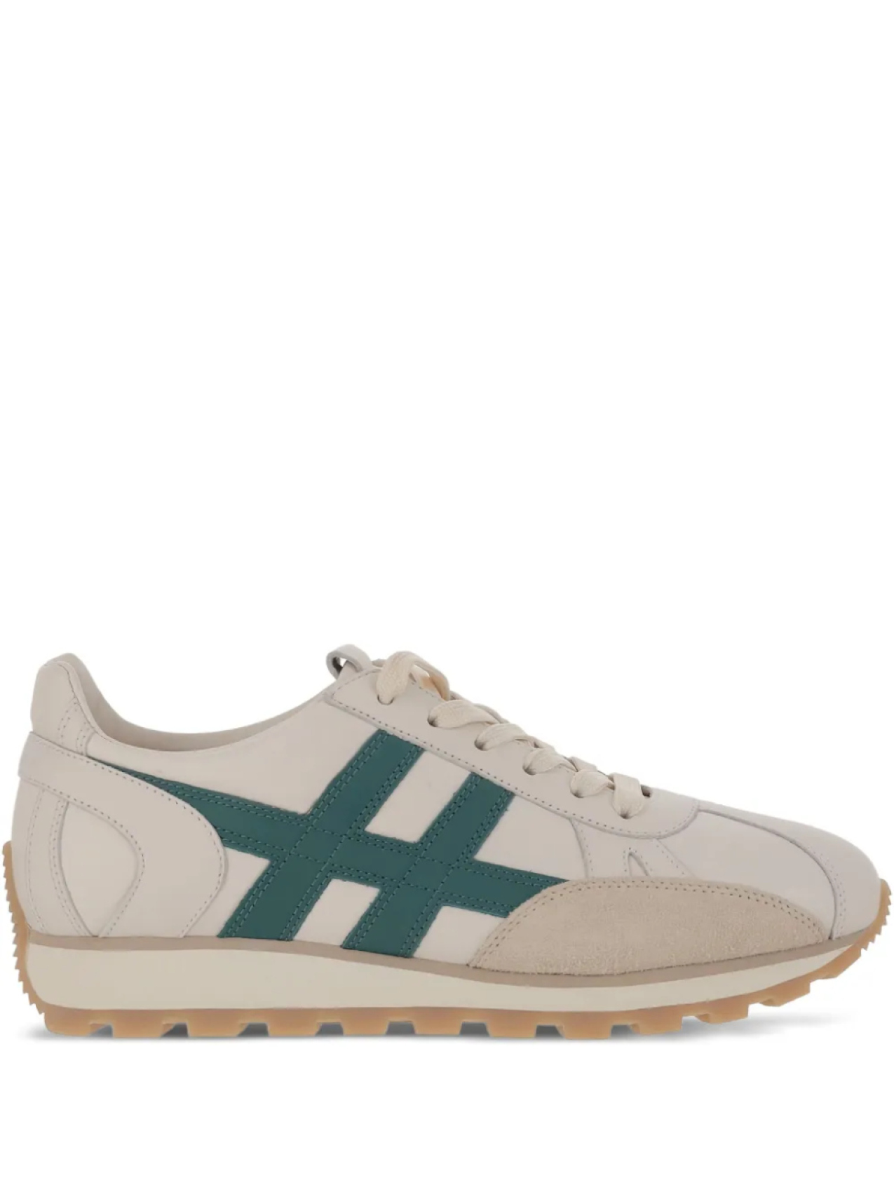 

Кроссовки Hogan из кожи на шнуровке, нейтральный