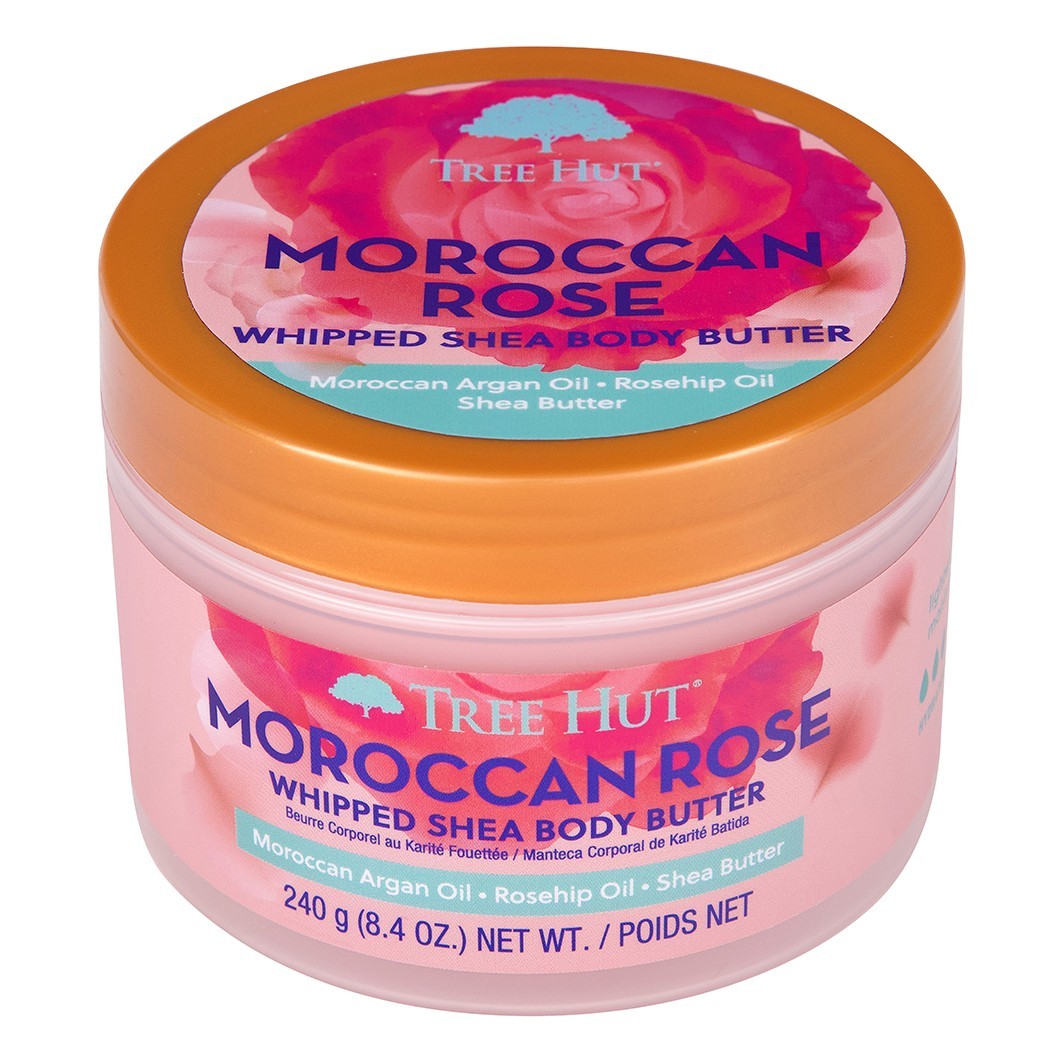 Масло для тела whipped body butter moroccan rose Tree Hut, вес 240 гр. — фото 2